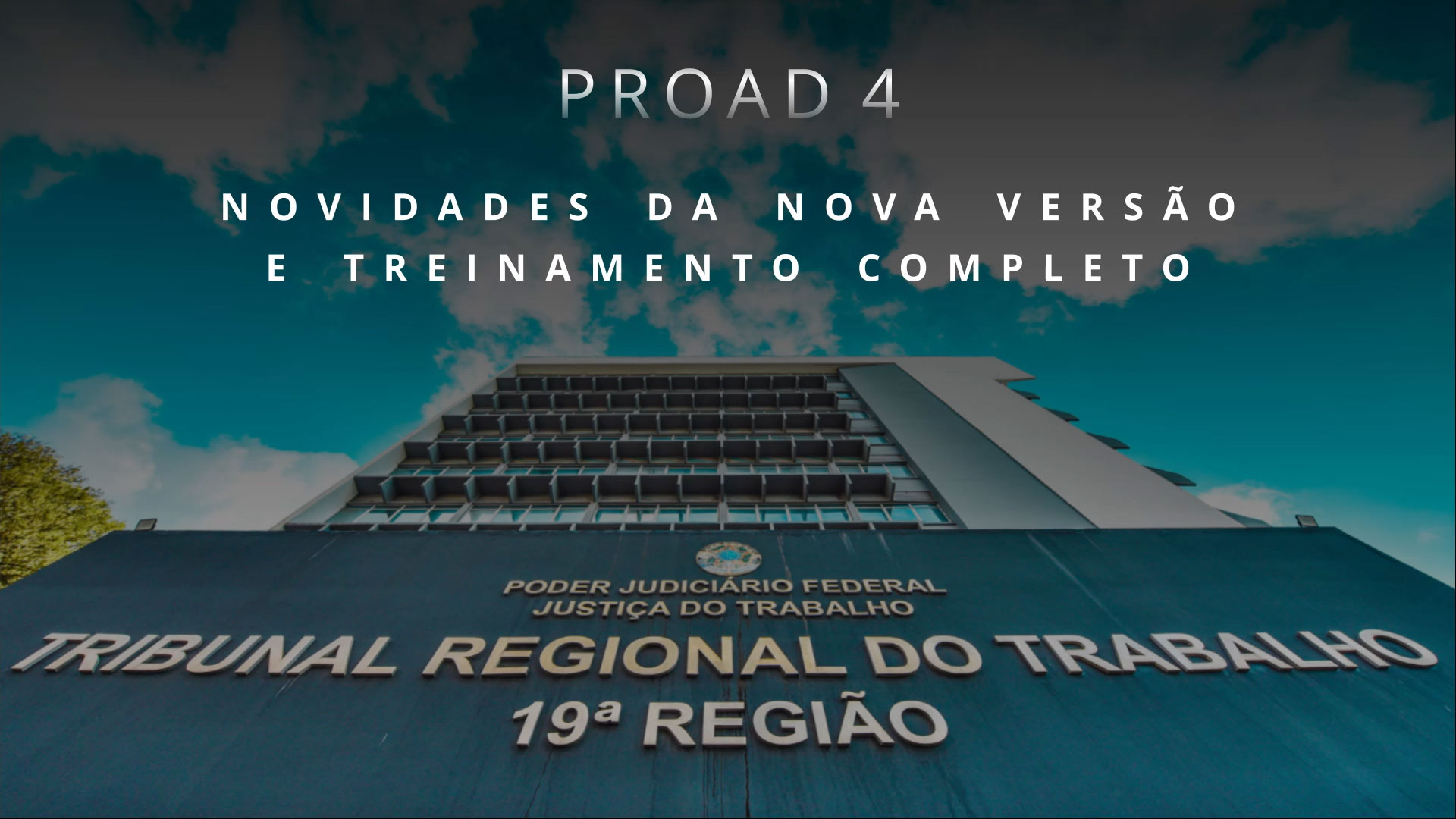 Edificio do TRT19 com o nome TRT19